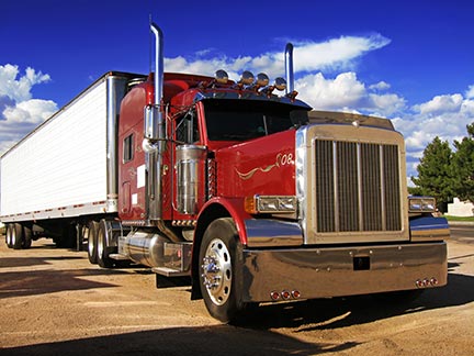 Big rig, 18 wheeler, box truck, straight truck, flatbed, and bobtail are examples of commercial trucks driven on West Palm Beach, Palm Beach County, Florida, highways.
