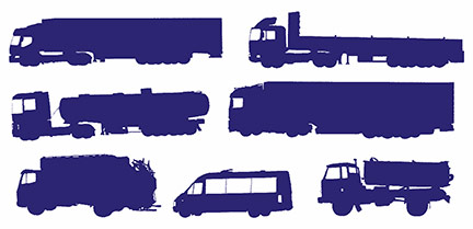 Big rig, 18 wheeler, box truck, straight truck, flatbed, and bobtail are examples of commercial trucks driven on Grand Prairie, Dallas County, Tarrant County and Ellis County, Texas, highways.