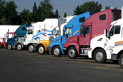 Big rig, 18 wheeler, box truck, straight truck, flatbed, and bobtail are examples of commercial trucks driven on Deer Park, Harris County, Texas, highways.